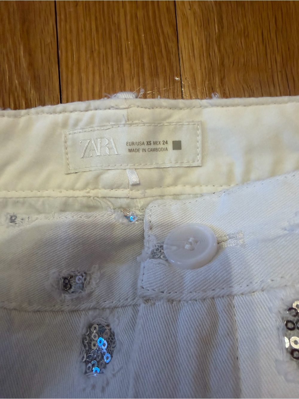 Zara Blogger Sequin Skort -XS - Picture 6 of 8